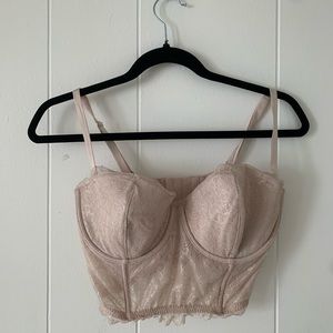 Victoria’s Secret Lace Bustier with Adjustable/Removeable Straps